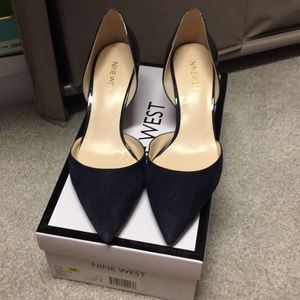Nine West Navy Heels